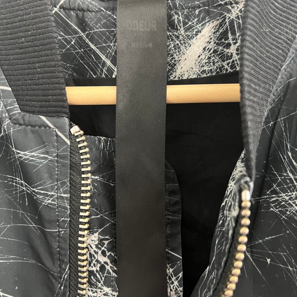 Odeur O-S-A x Steve Angello Acid and Marble Tiger Bomber Jacket Gray, Black, M - Picture 5 of 9